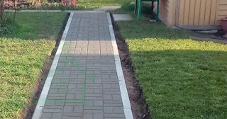 Укладка садовых дорожек в Губахе: стоимость от 933 руб. от ТротуарнаяПлитка